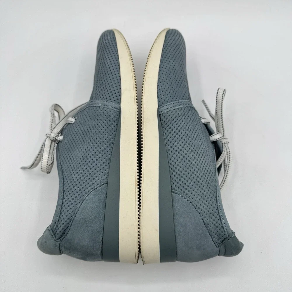 Naturalizer Sneaker Womens Sz 7.5M Blue Jaque Lace Up Perforated Casual Leather